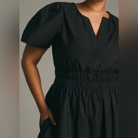 Anthropologie The Somerset Maxi Dress, 1X black - Picture 3 of 9